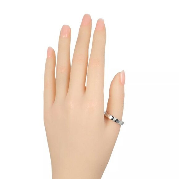 BVLGARI B.zero1 Essential Ring K18 white gold/diamond #10.7(US Size) 7.46g... - Picture 8 of 10